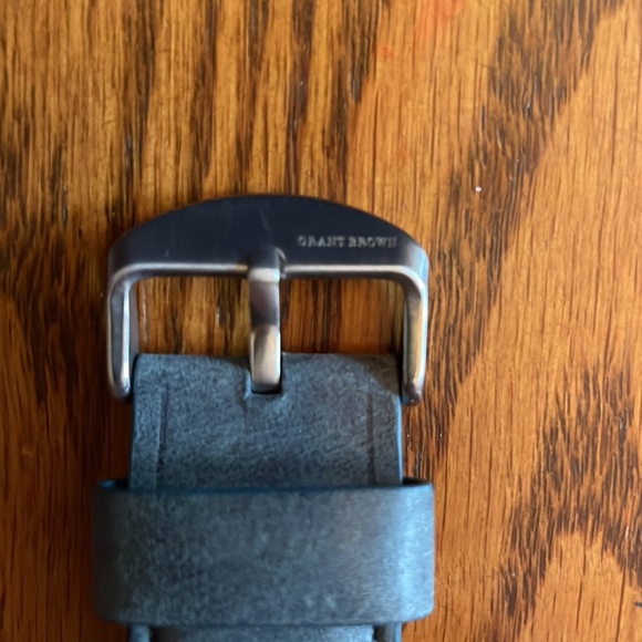 GRANT BROWN trekker GB9414A mens watch, gray leather band, - Picture 2 of 6